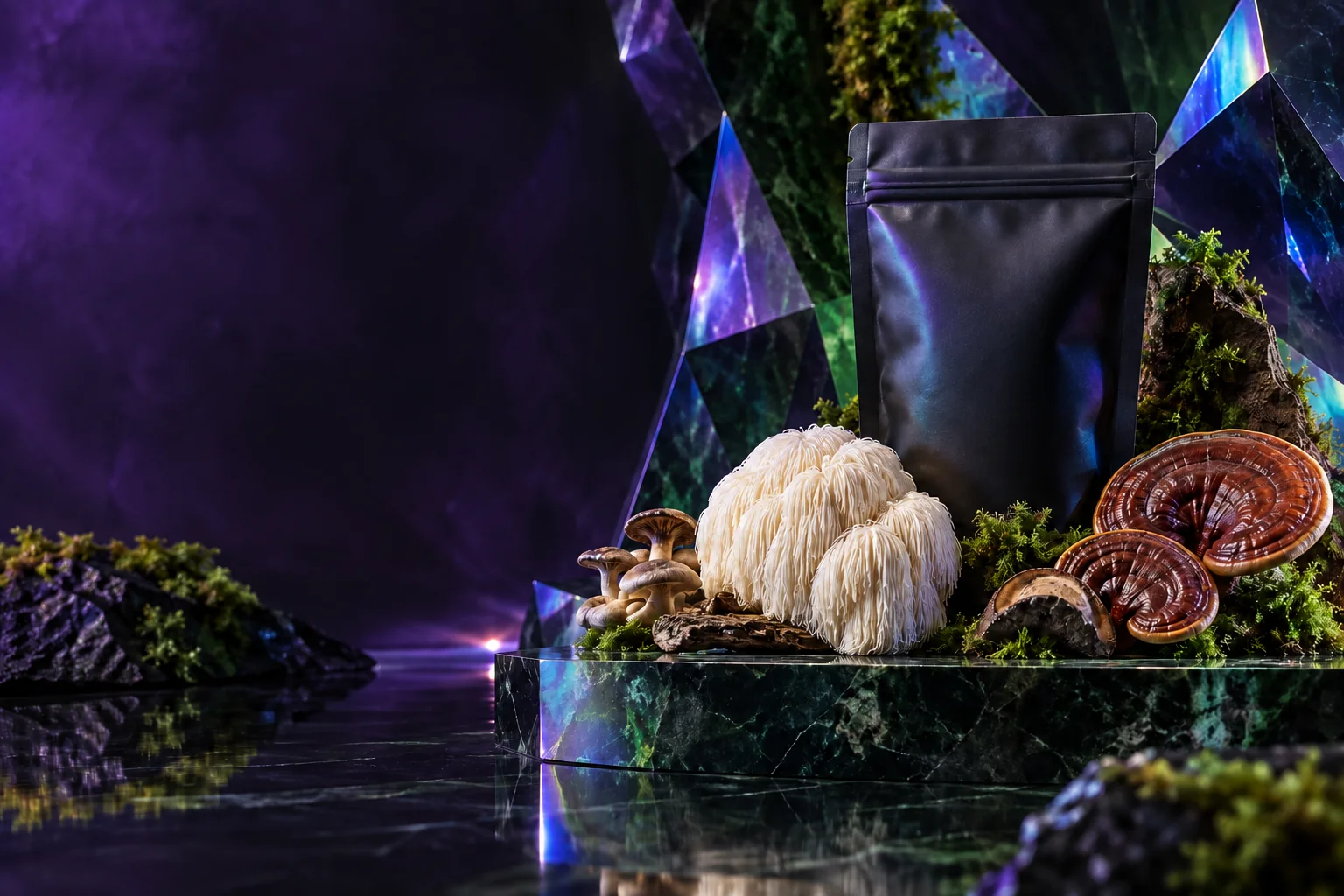 Mushrooms collection at Nature's Organic Dispensary